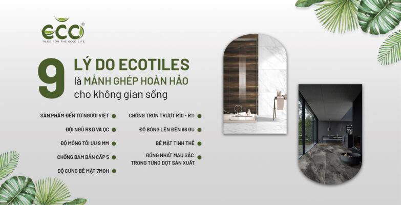 Ecotiles - Mảnh ghép hoàn hảo cho không gian sống