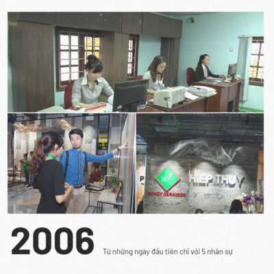 Những ngày đầu tiên của công ty Hiệp Thủy - 2006